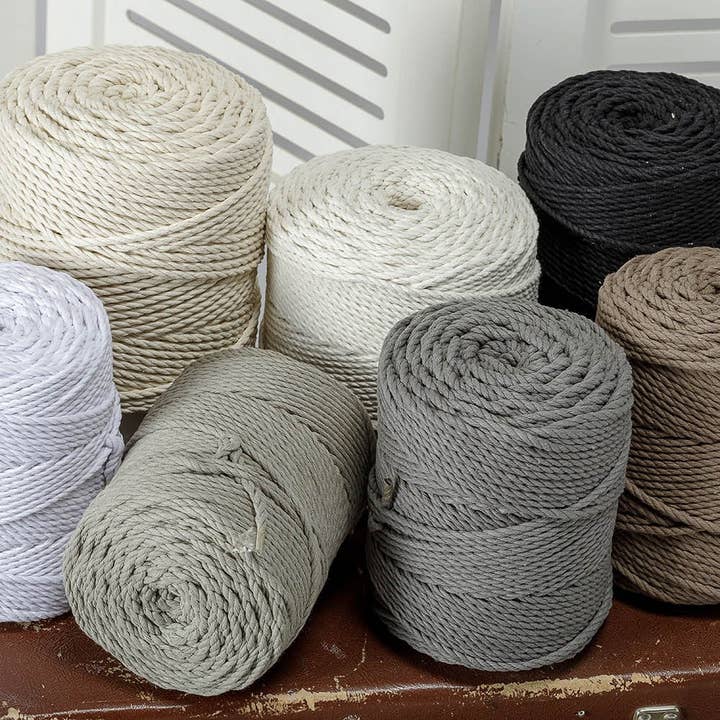 woolexperts – wholesale Garn – 4 mm Makramégarn, Rep, Snöre, Garn & Tillbehör #4