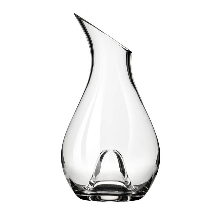 Centerpiece Glass Tabletop Decanter with Deep Punt 50 oz for wholesale by TRUE