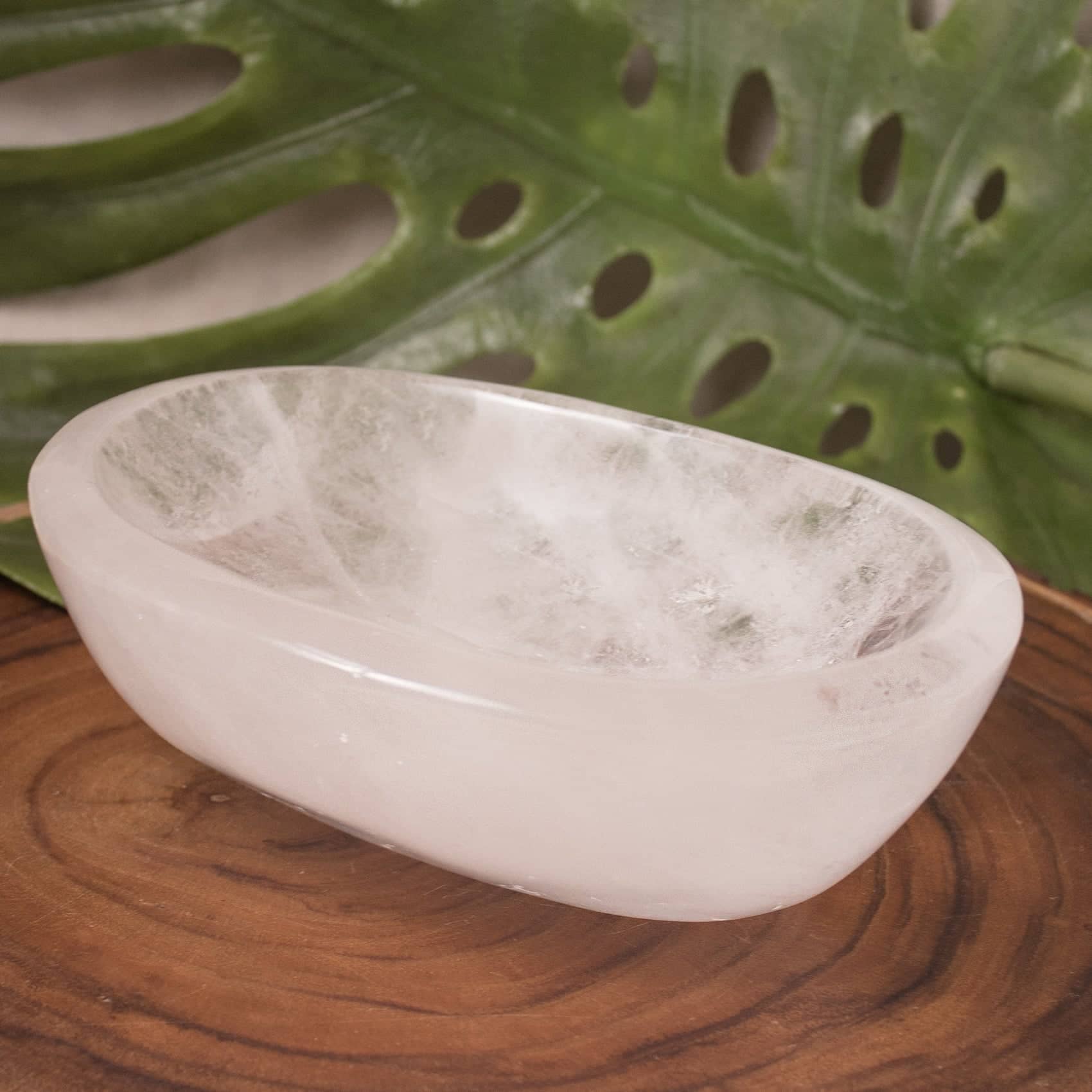 Tiny Rituals - Wholesale Decorative Plate/Dish/Bowl - Rare Clear Quartz Crystal Bowls - Large - 1 of a Kind14