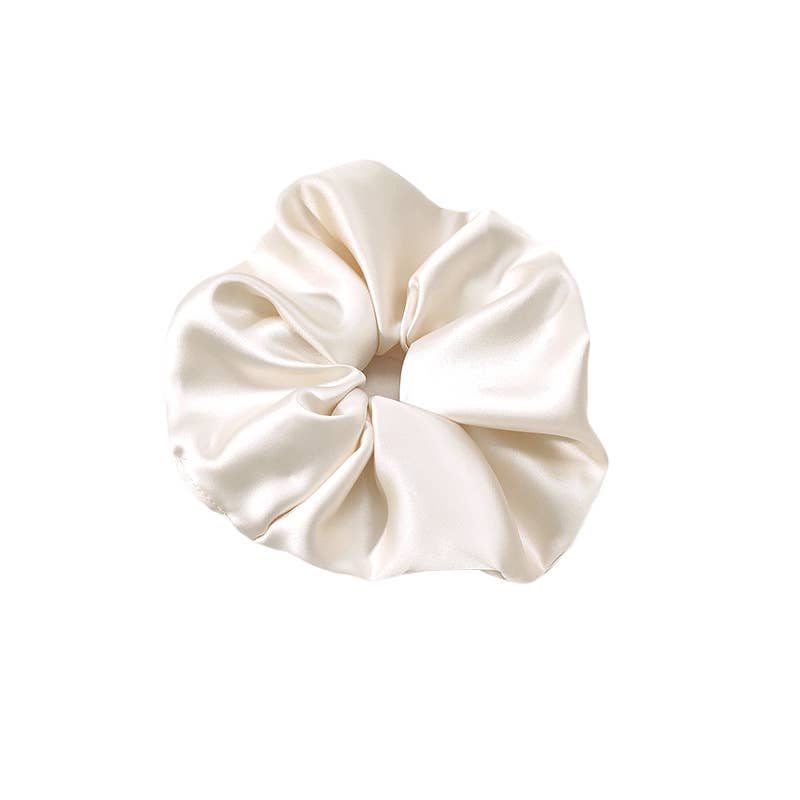 Last True Angel – wholesale Scrunchie - Women’s – Extra Large Silky Scrunchie in Ivory0