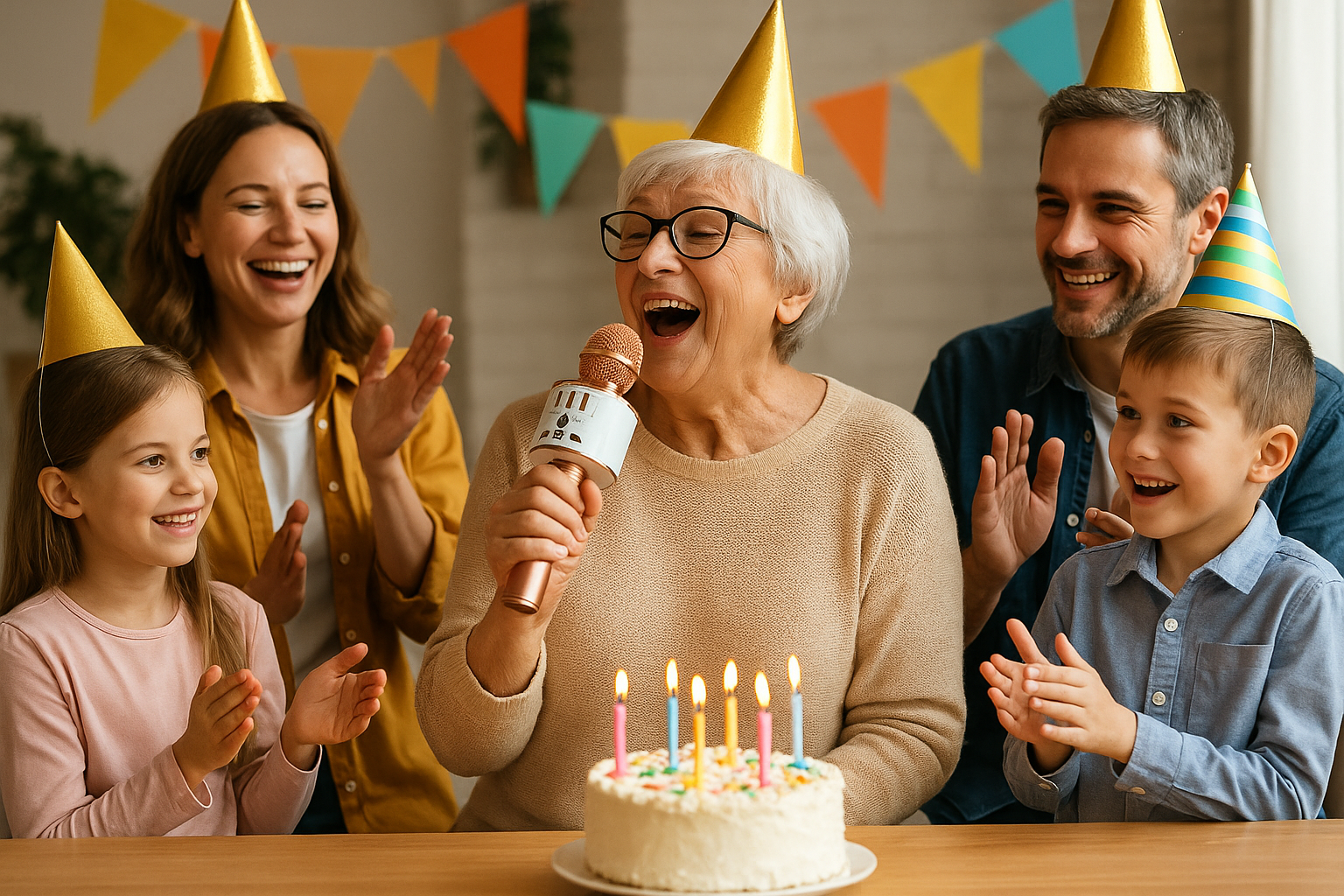 Funky Rico Inc - Wholesale Speakers - Karaoke LED Wireless Microphone with Power Bank - Rose Gold6