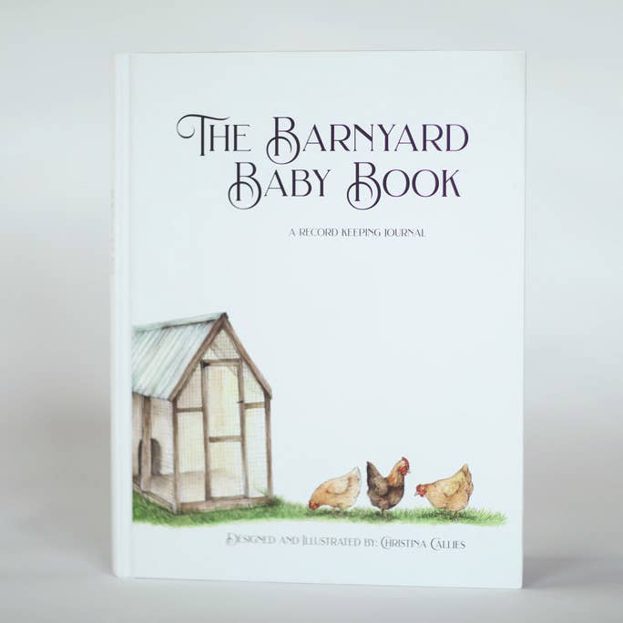 CMCARTILLUSTRATIONS - Wholesale Memory Book - Kids & Baby - Baby Memory Book, Farm Keepsake Journal, Farm Baby Album6
