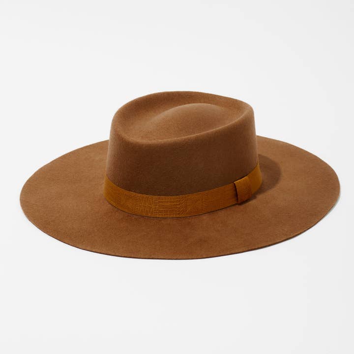 The Boater | Brown Sugar for wholesale by HEADS OF STATE HAT CO.