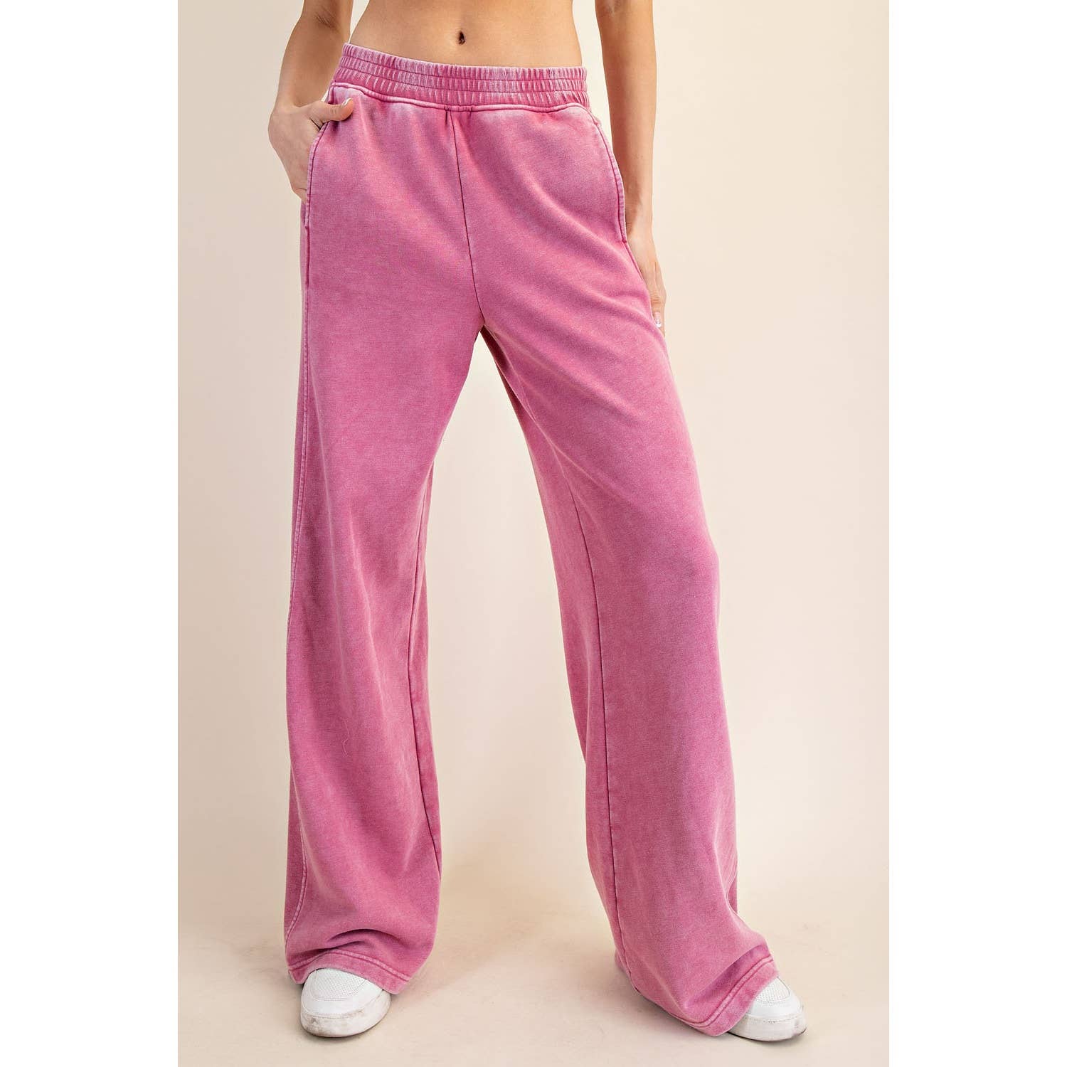 Rae Mode - Vente Pantalon – femme - PANTALON LARGE CÔTÉ CÔTELÉ LAVÉ MINÉRAL8