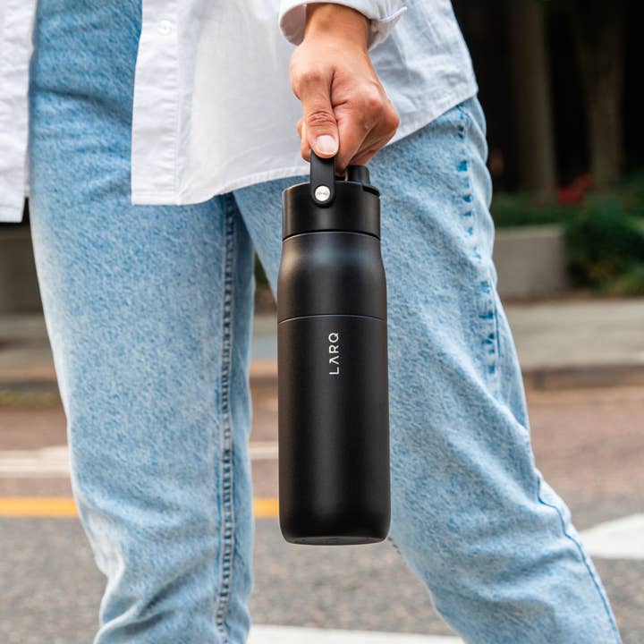 LARQ - Wholesale Water Bottle - LARQ Bottle Swig Top 34oz - Insulated Water Bottle - Obsidian Black3