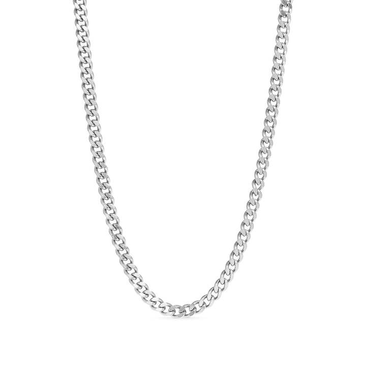 WJW - Wholesale Link & chain necklace - Stainless Steel Curb Chain Necklace10