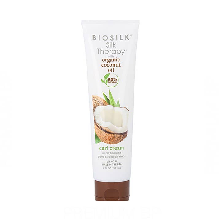 SUBLIME BEAUTY WHOLESALER SL - Wholesale Hair Styling Gel/Mousse - Farouk Biosilk Silk Therapy Coconut Oil Curl Cream 148ML