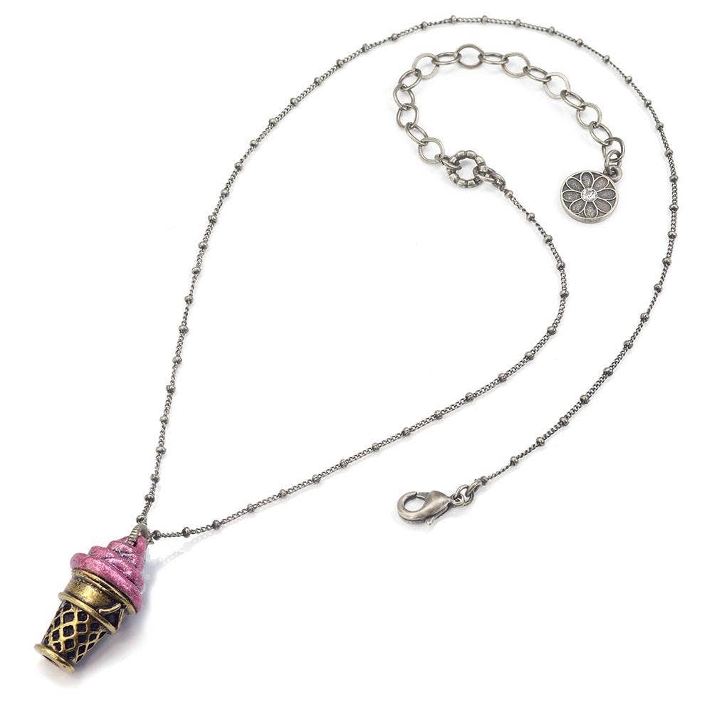 Sweet Romance Jewelry - Wholesale Pendant/Charm Necklace - Frozen Yogurt Pendant Necklaces OL_N1466