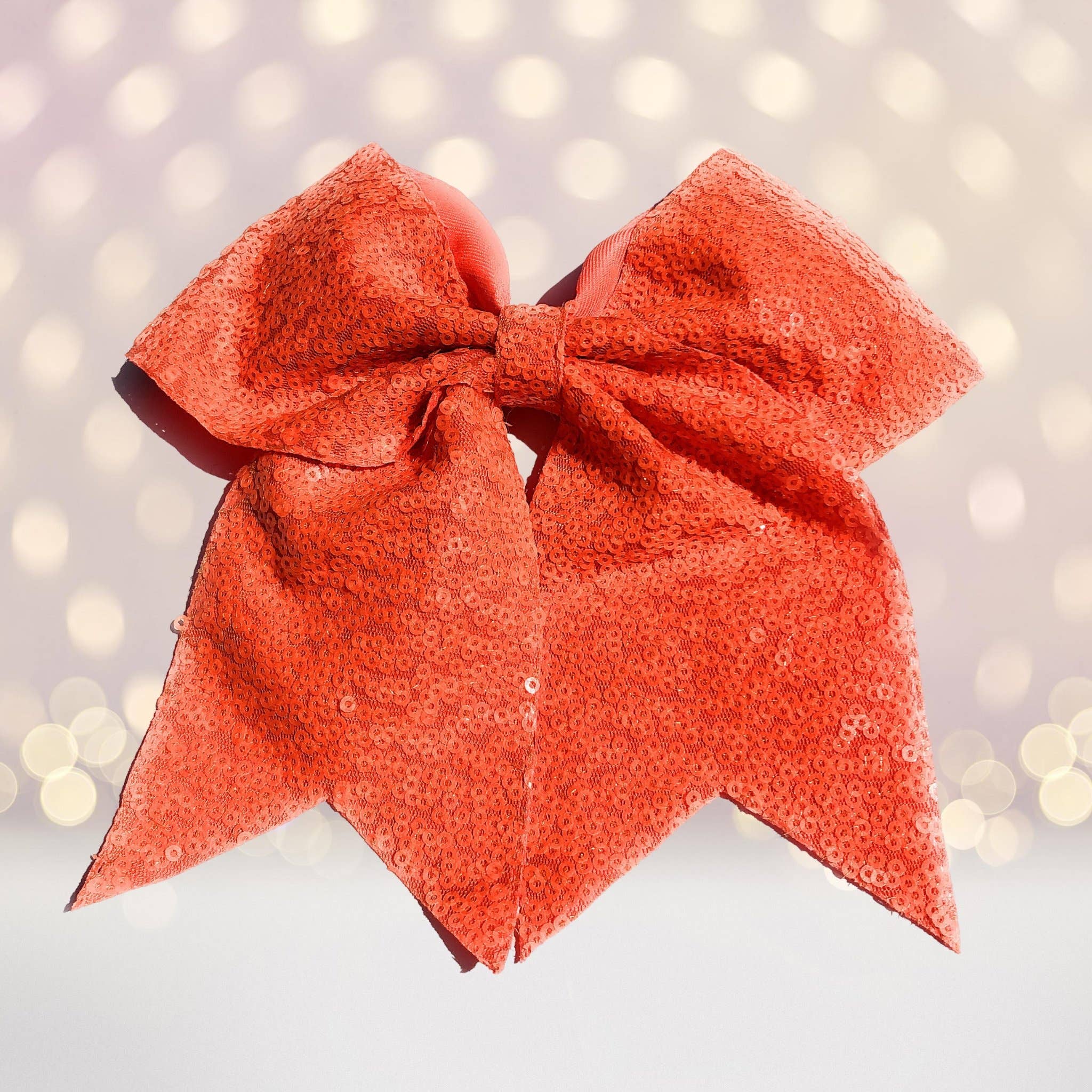 Chicky Chicky Bling Bling - Vente Nœud pour cheveux – enfant - Archets de pom-pom girl à paillettes de 7 pouces, poney de pom-pom girl2