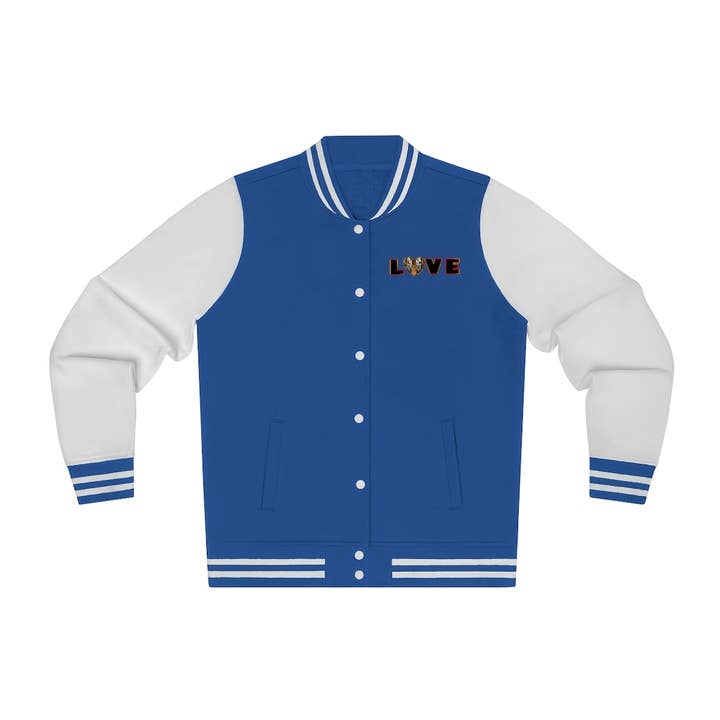 Giacca donna LOVE Varsity per la vendita all'ingrosso da parte di E.O.U. Ready Wear