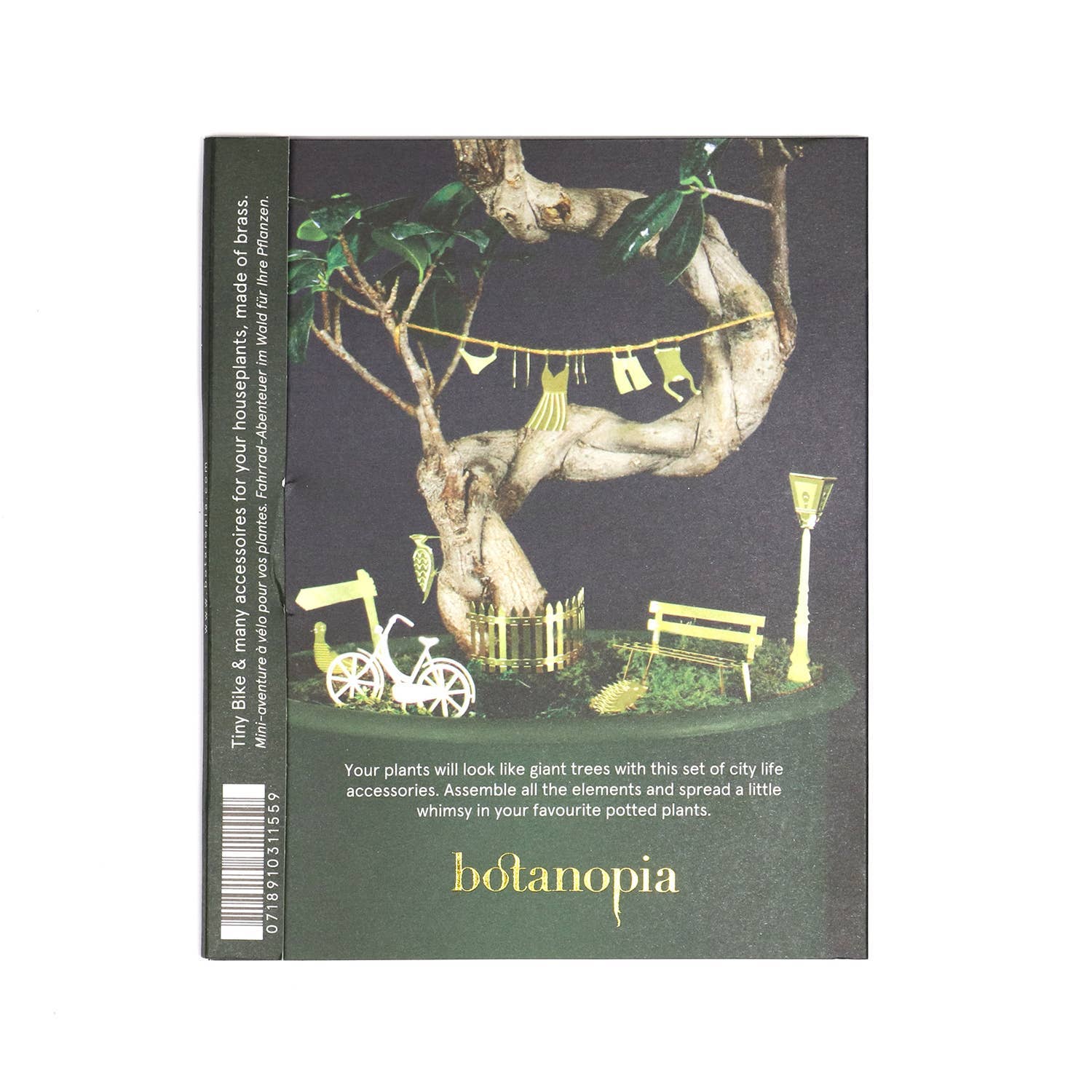 Botanopia USA - gifts , decor and cards for plant lovers - Wholesale Garden/Lawn Stake - Tiny Bike Adventure for your plants7