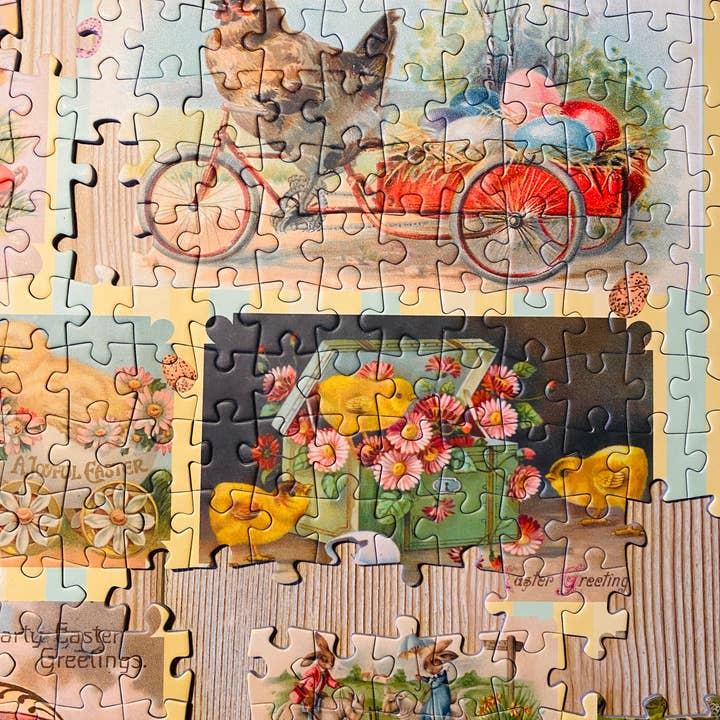 Penny Puzzle – wholesale Puzzle – Adult – Ye Old Easter Greetings 1000 piece jigsaw puzzle