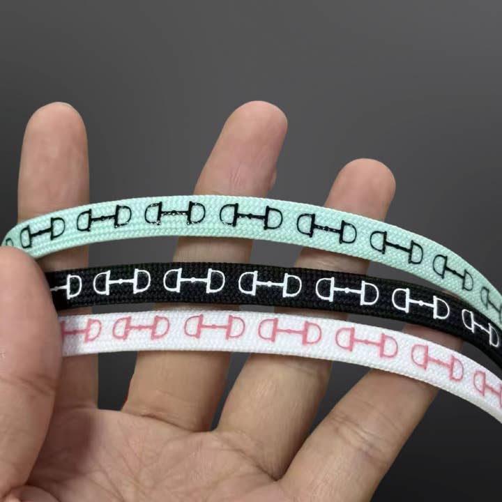 Westrian International - Wholesale Shoelaces – Unisex - Western Equestrian Snaffle Bit Print Shoelaces 45”12