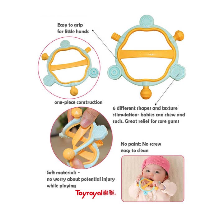 ToyLab - Wholesale Teether (Not Clip-On) - Baby - The Hexy - New Packaging7