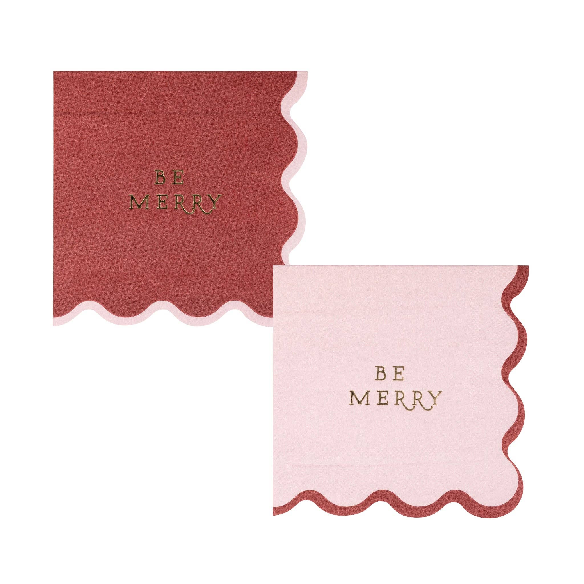My Mind’s Eye - Wholesale Disposable napkin - BEM1239 - Be Merry Cocktail Napkin Set0