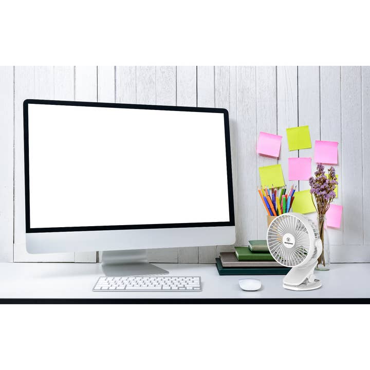 Westinghouse - Vente Ventilateur électrique portatif - Ventilateur rechargeable 2-en-1 à pince/table Westinghouse + adaptateur7