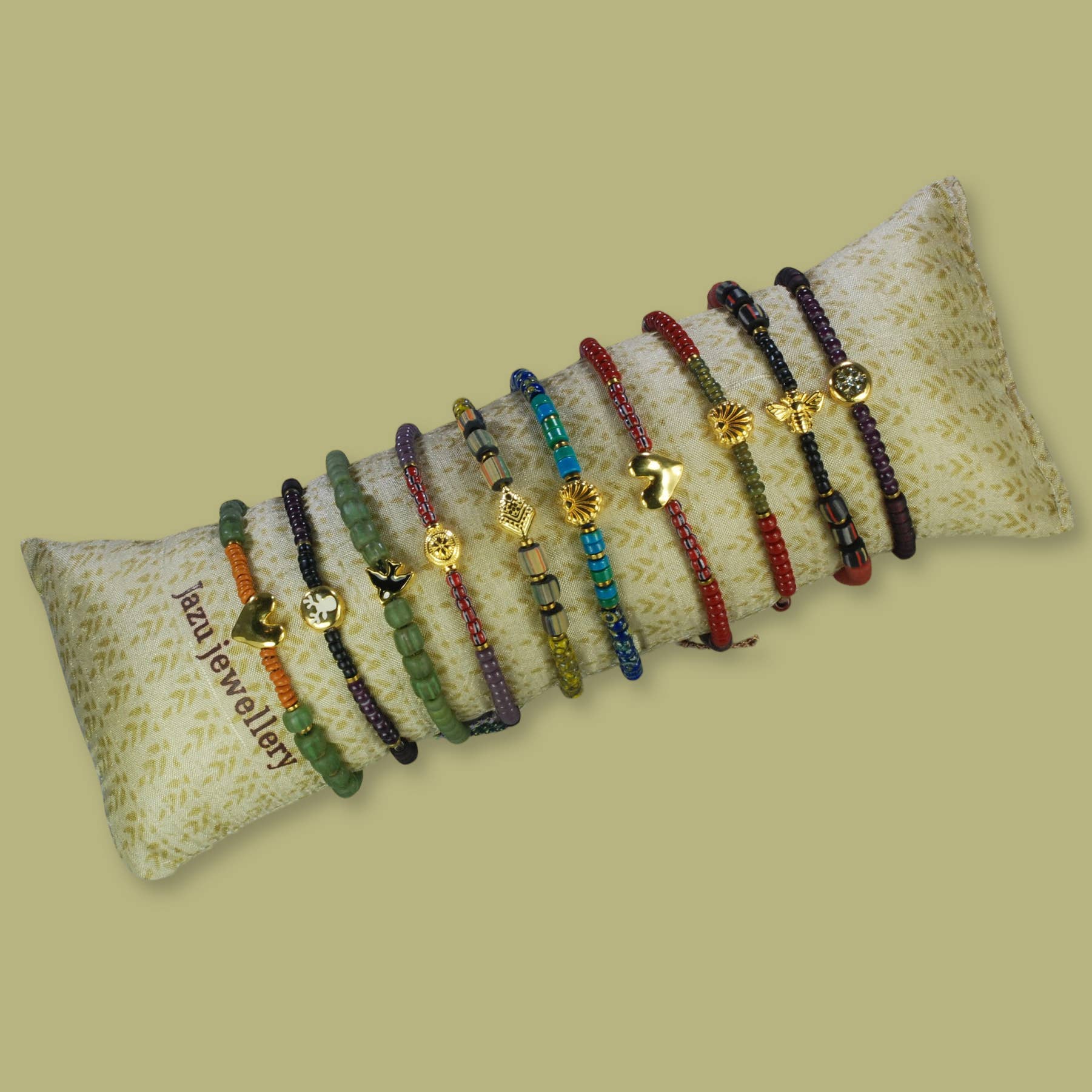 Jazu Jewellery - Wholesale Beaded Bracelet - Handmade bracelets with assorted African beads1