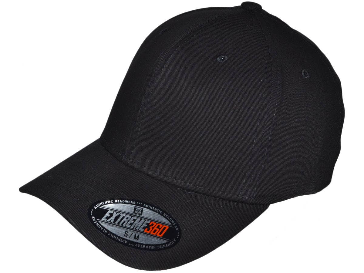 Buck Wholesale - Wholesale Baseball Cap - Unisex - Fitted Baseball Hats - Blank Mid Profile Cotton Twill Flex0