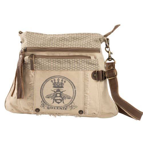 QUEEN BEE SHOULDER BAG for wholesale by Clea Ray Canvas Bags & Clothing