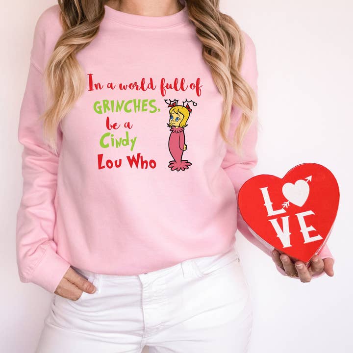 Cindy Lou Who Christmas Sweater Grinch Shirt for wholesale by TheKingShirt