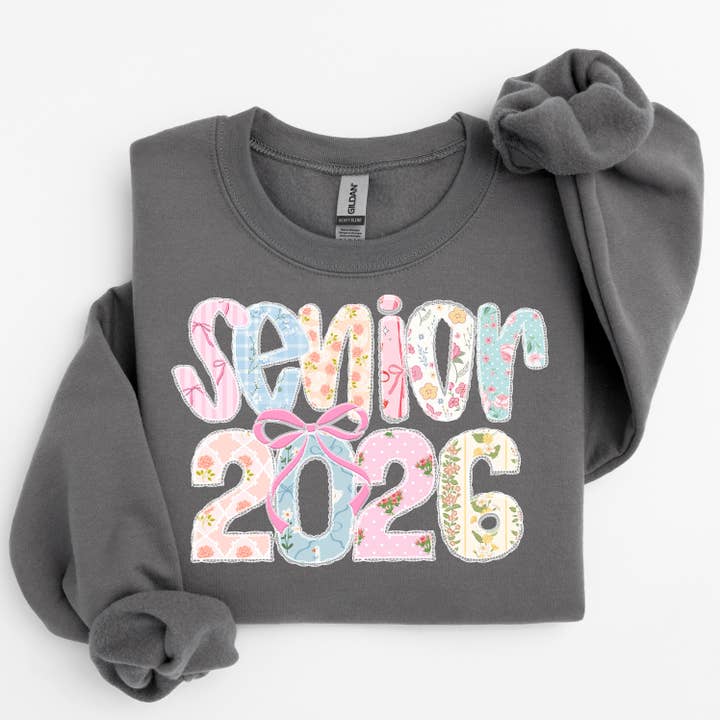 T-shirt Coquette Senior 2026, Sweatshirt Girly Dentelle Senior pour la vente par NVC Ecommerce LLC