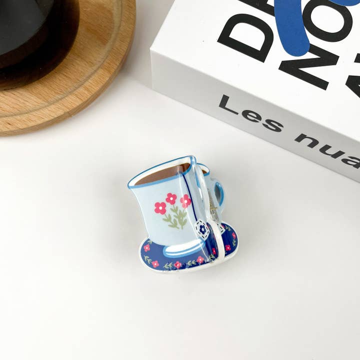 TheDivaSoap - Wholesale Hair Clip - Women's - Cartoon Coffee Cup Claw Clip