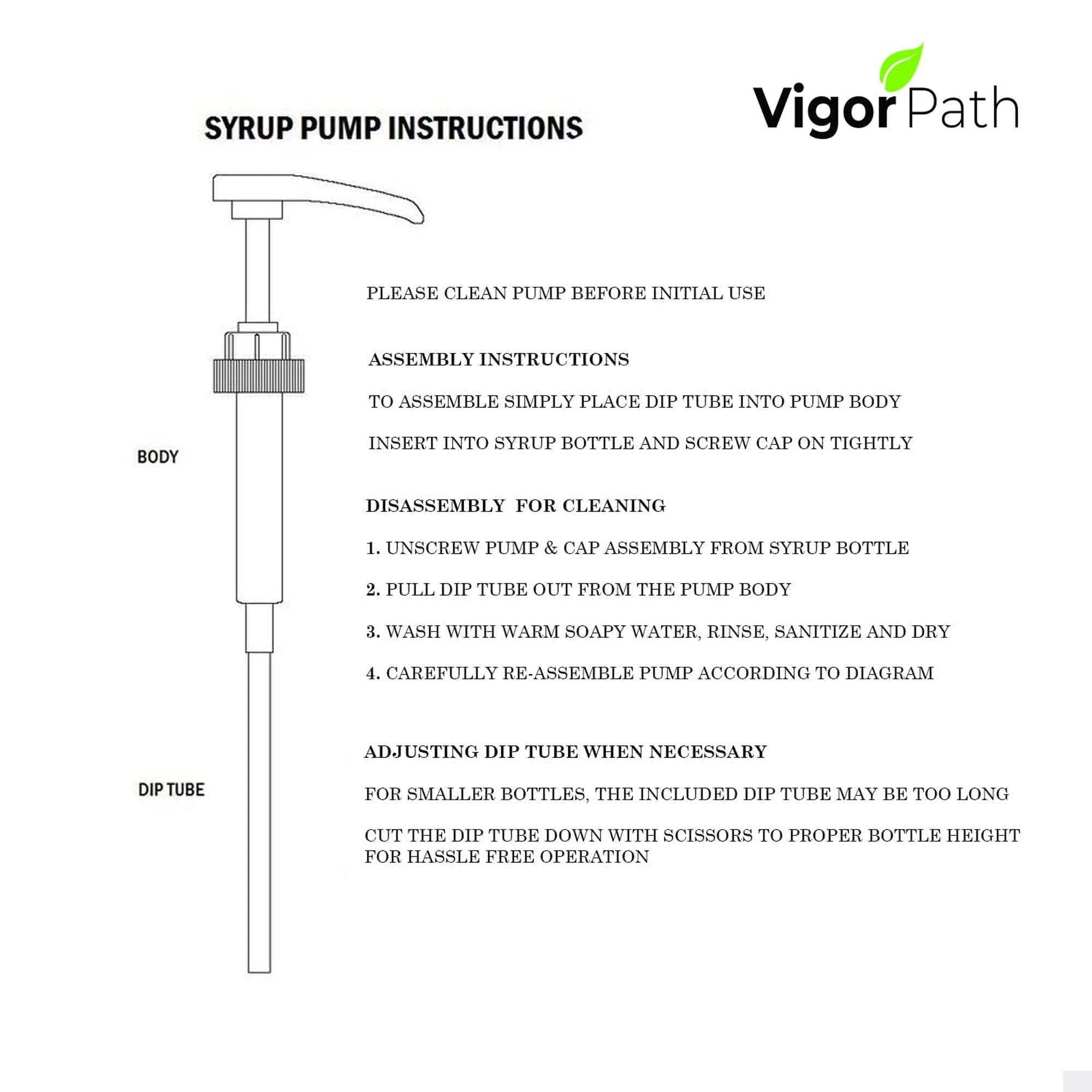 Vigor Path - Vente Ustensile/gadget de cuisine - Pompe à sirop de café dorée - Convient aux bouteilles de 25,4 oz/750 ml (lot de 4)3