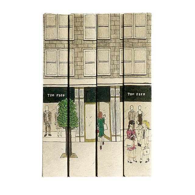 E. Lawrence, Ltd. - Wholesale Display Book - 4 Vol. Tom Ford Shop Series / Off-White Cover / 9.5"