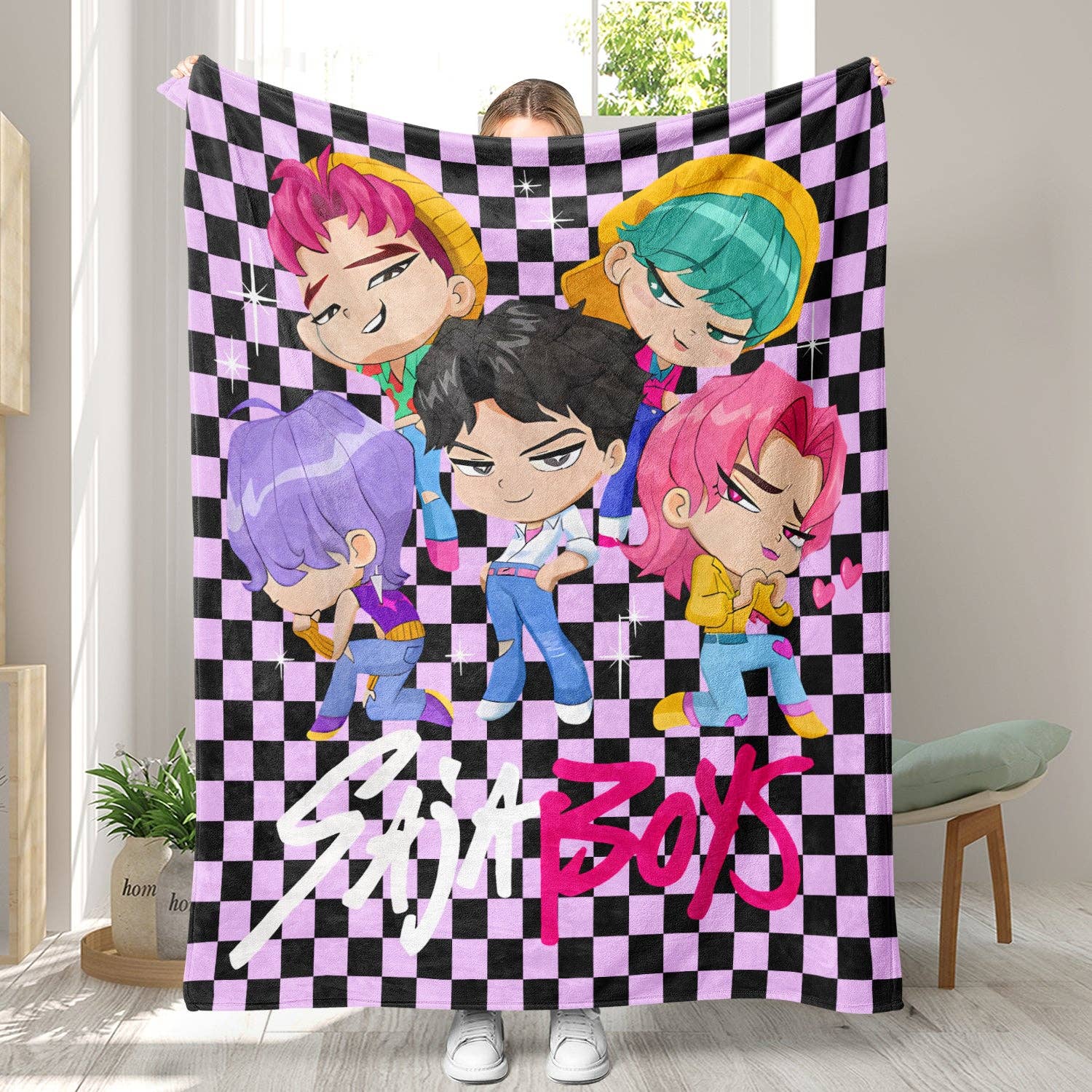 Little Trendy - Wholesale Throw Blanket - KDH K-pop inspired Throw Blanket soft flannel Blanket6