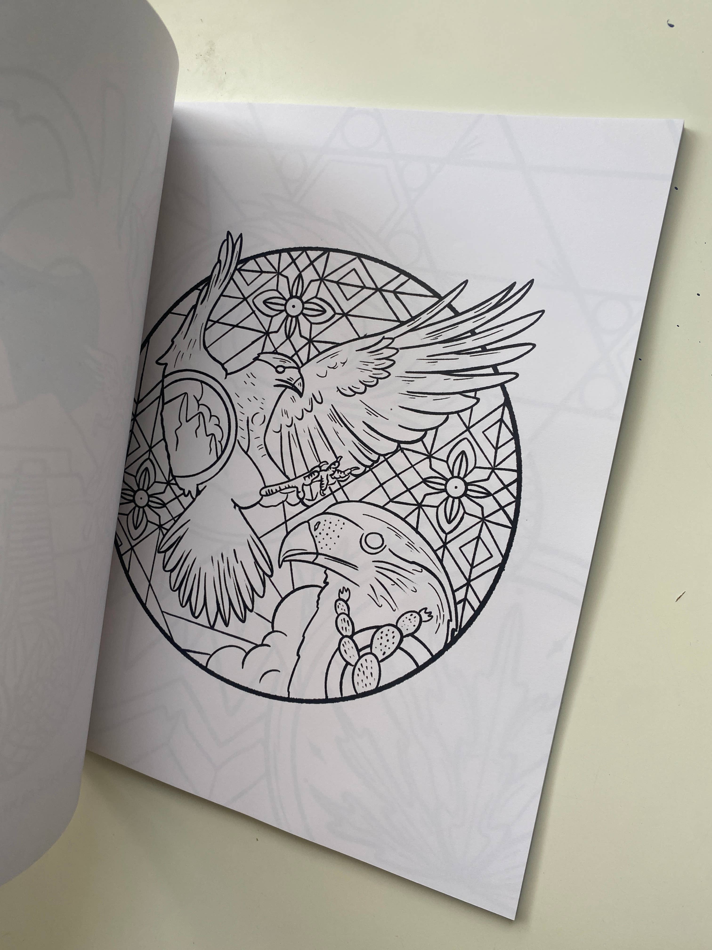 YAMZ: World of Color - Wholesale Coloring & Activity Book - Adult - Tierra Sagrada Coloring Book | Adult Coloring Book of Mexico2