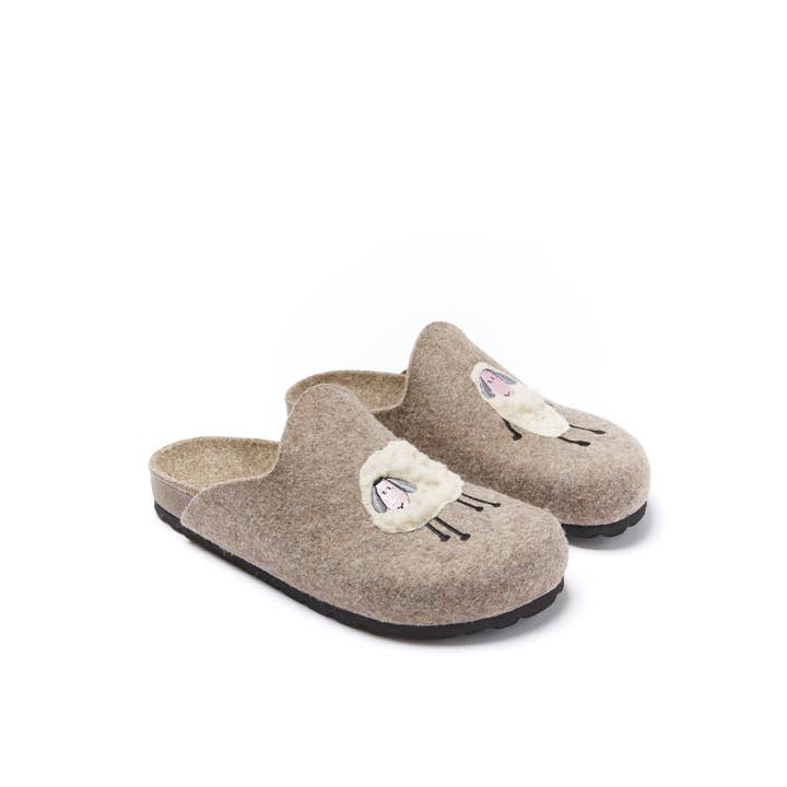 Mandél – wholesale Tofflor - Dam – Beige tofflor. Art. MI2136