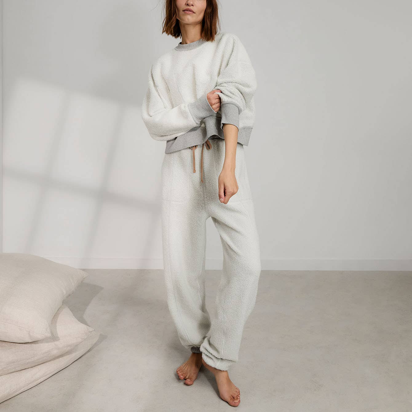 Colomba Sonnellino Heather Silksweats™ Jogger Reversibile a Cuciture di Peso Medio in vendita all'ingrosso su Faire3