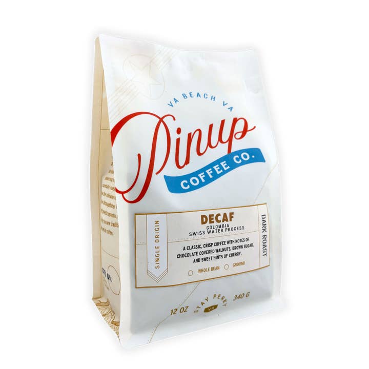 Decaf Colombia SWP for wholesale by Pinup Coffee Co.