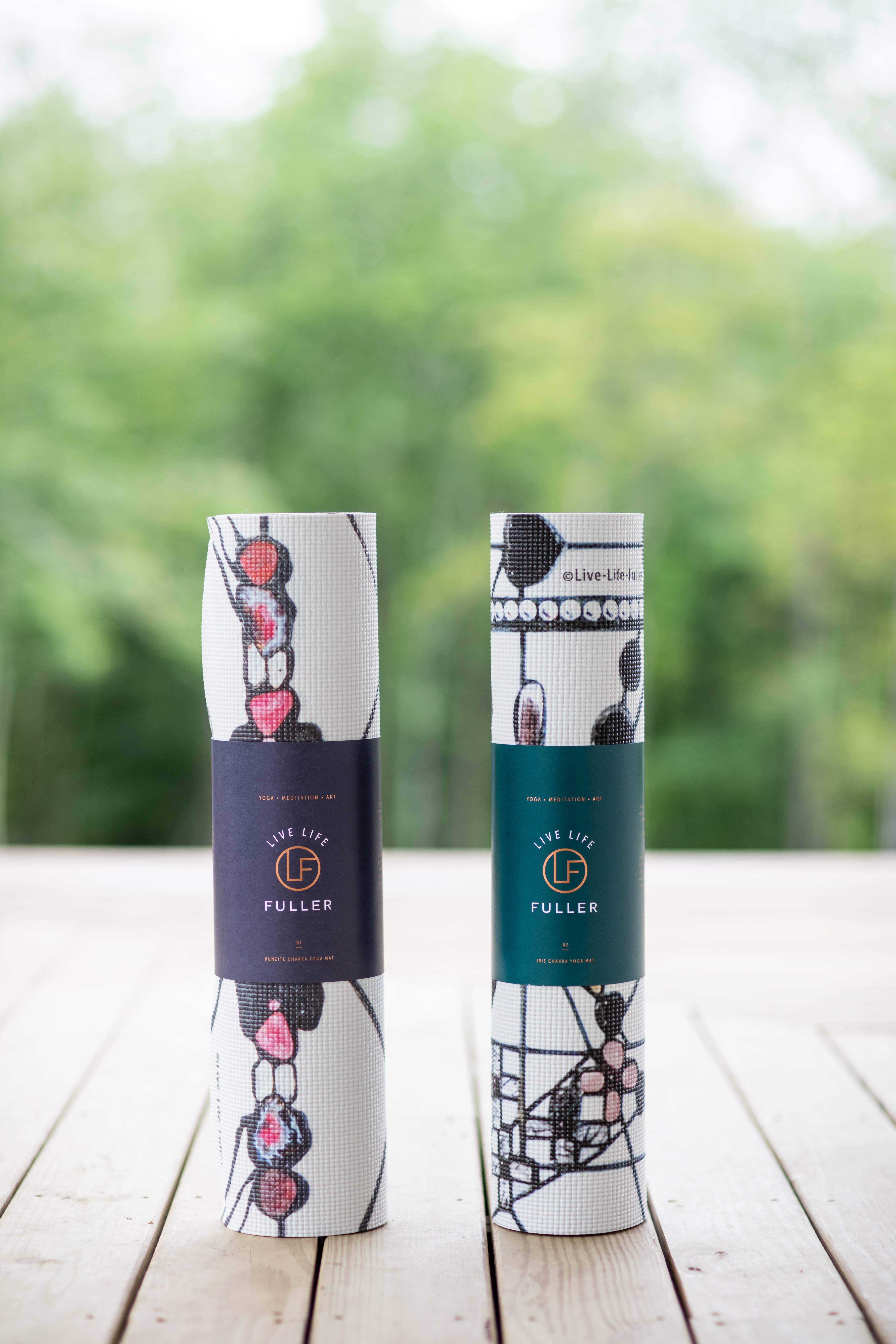 Live Life Fuller - Wholesale Yoga Mat - Kunzite Chakra Yoga Mat7