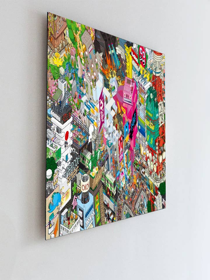 Tokyo Board – Pixelkunst der Megametropole von eBoy für den Großhandel von marsdesign artshop