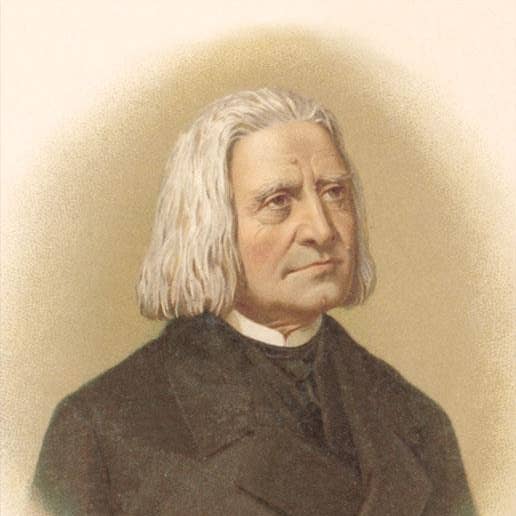 Found Image Press - Vendita all'ingrosso Stampa artistica - Stampa d'arte MS-226 Ritratto di Franz Liszt0