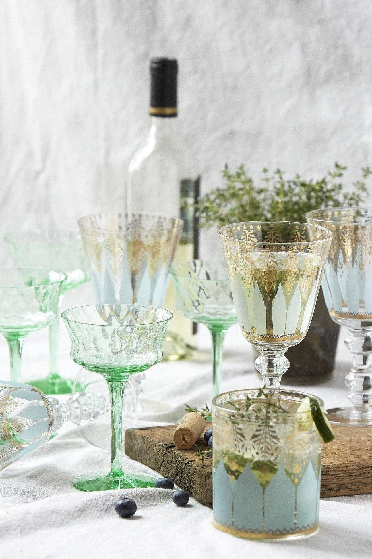 Patina Vie - Wholesale Cocktail/Liquor Glass - Patina Vie Aquarius Goblet S/42