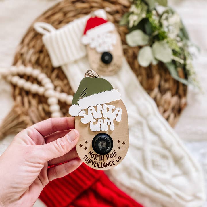 Claire and Bella - Wholesale Ornament - Santa Cam Christmas Ornament 3