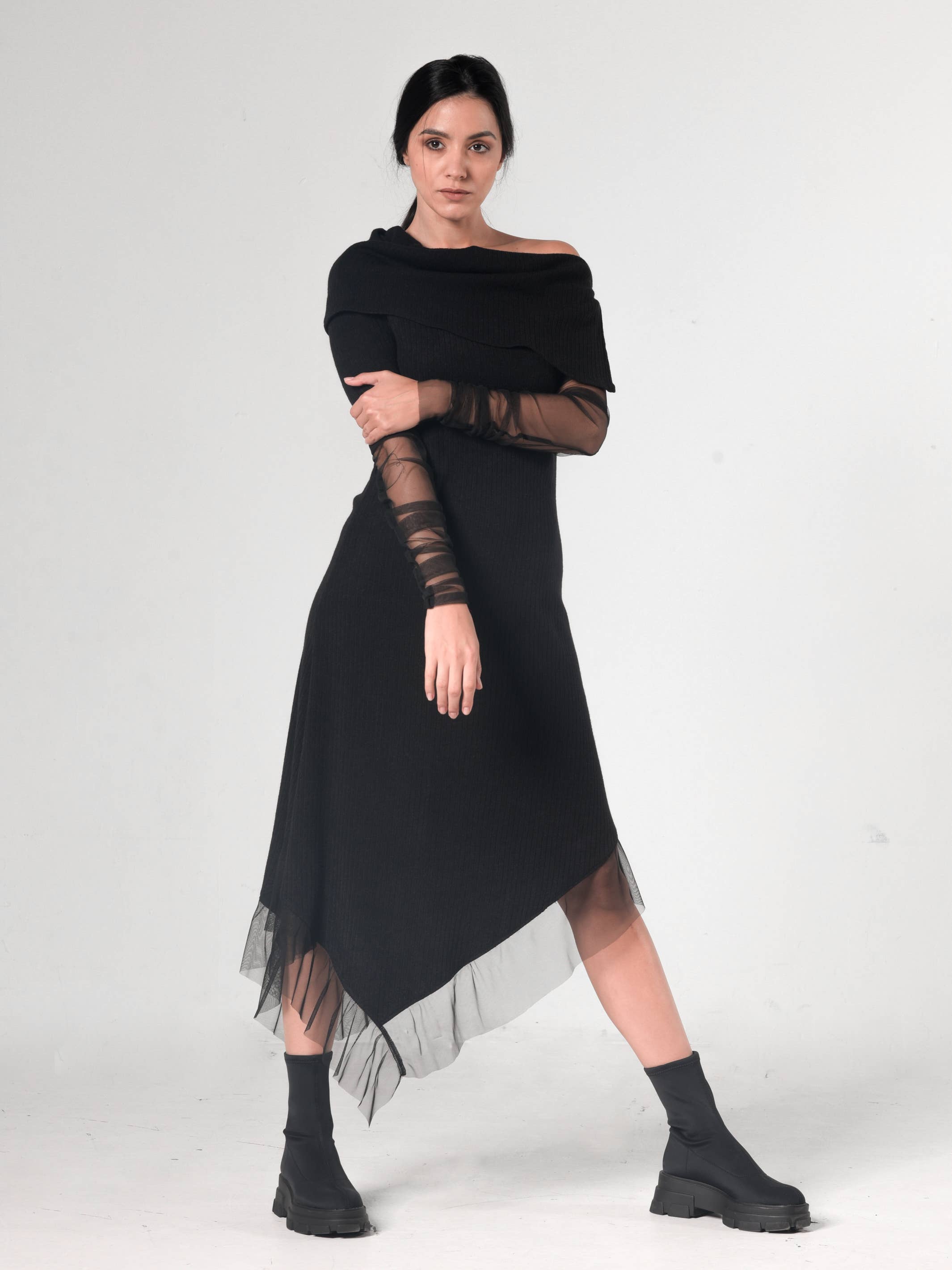 Metamorphoza - Wholesale Dress - Women's - Knitted Long Dress5