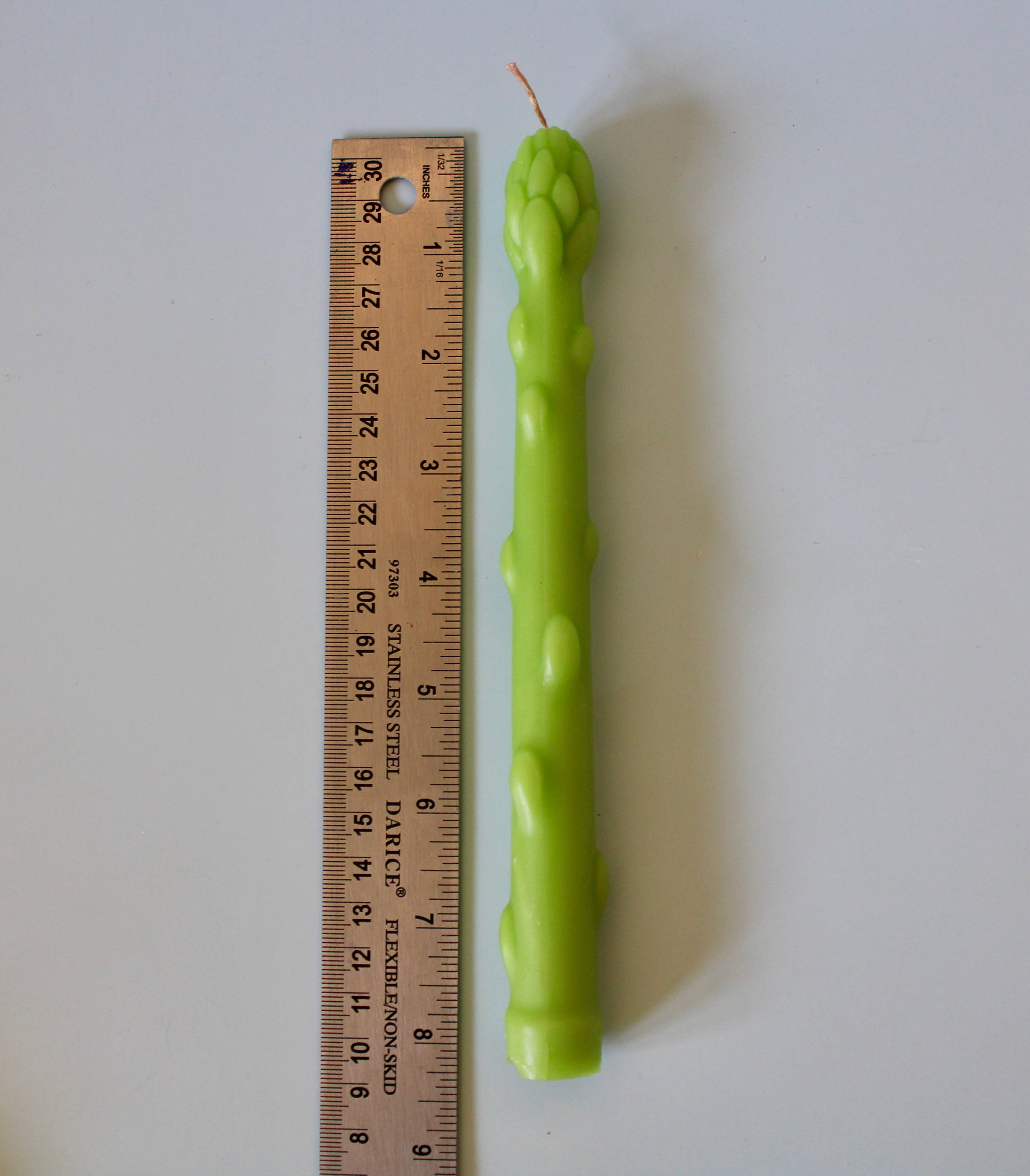 Wicksburgh - Wholesale Novelty Candle - Asparagus Taper Candle 100% Beeswax5