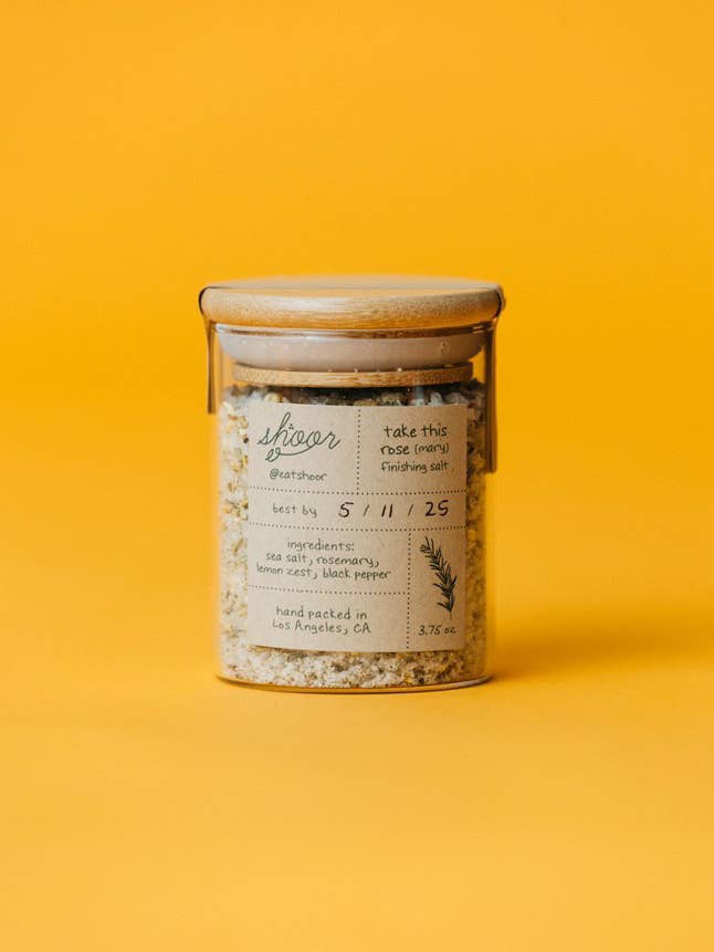 ‘Take This Rose(Mary)’ Finishing Salt - 3.75oz for wholesale by shoor goods