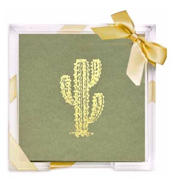 Lined Design - Wholesale Napkin Holder - Acrylic Summer Hostess Sets5