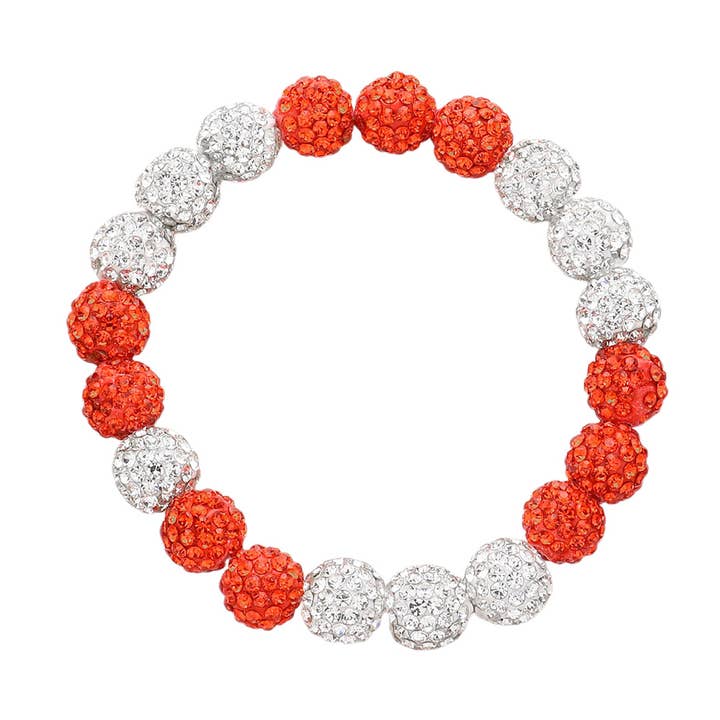 Sensibling Corp. – wholesale Beaded bracelet – Shamballa Ball Beaded Stretch Bracelet1