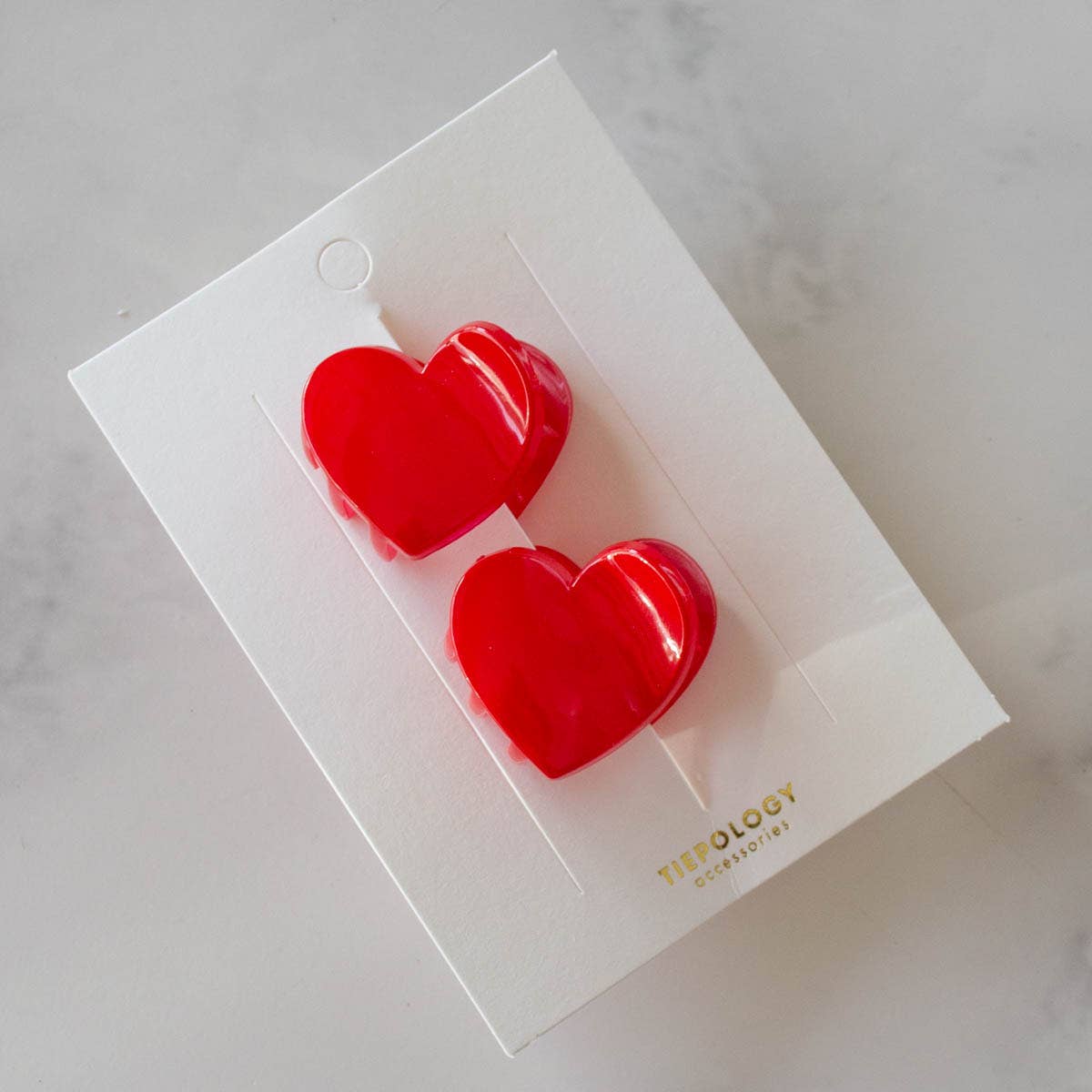 Tiepology - Wholesale Haarclip - Dames - Set glanzende haarclips met candy hearts8