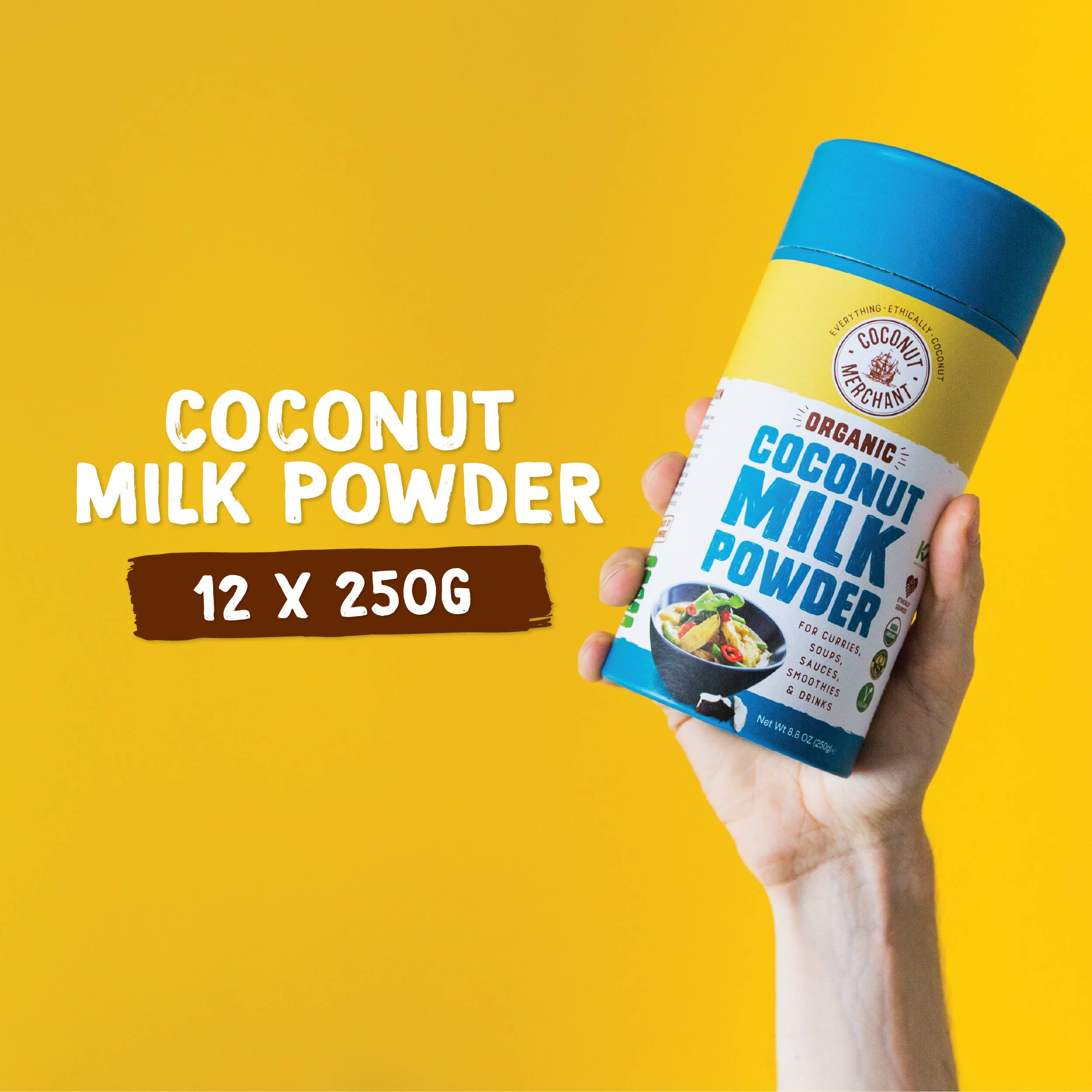 Coconut Merchant - Vente Boisson diététique en poudre - Poudre de Lait de Coco Pur - 250g7