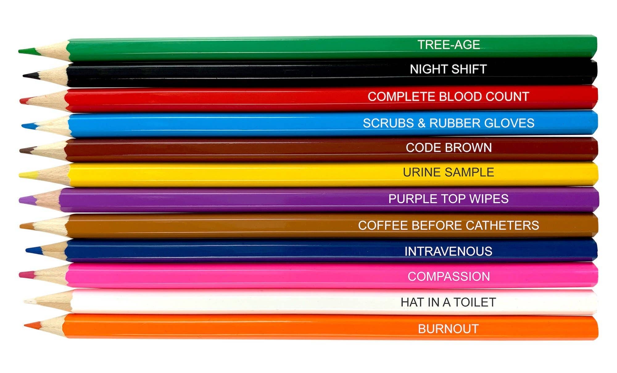 Pop Colors Colored Pencils and Coloring Sheets – wholesale Painting/drawing – Nurse Colors - Nurse Appreciation Colored Pencils10