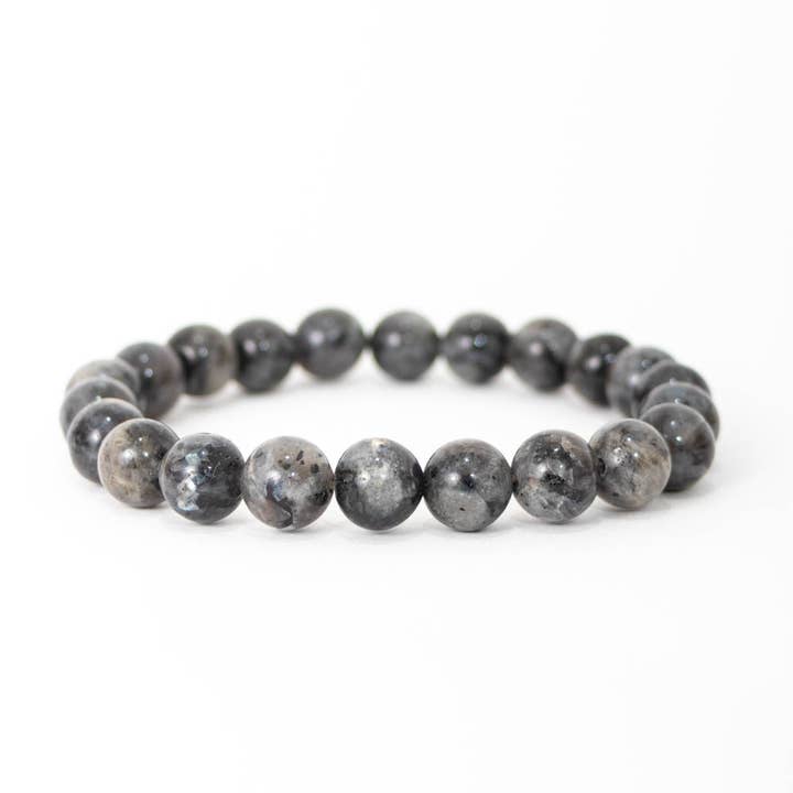 Sattva Rocks | GROUNDING | Snowflake Obsidian 8mm Mala for wholesale by Sattva Rocks