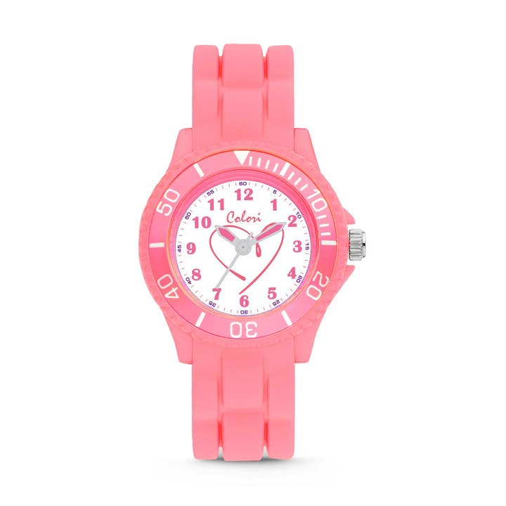 Børneur med hjerte for engroshandel hos Colori