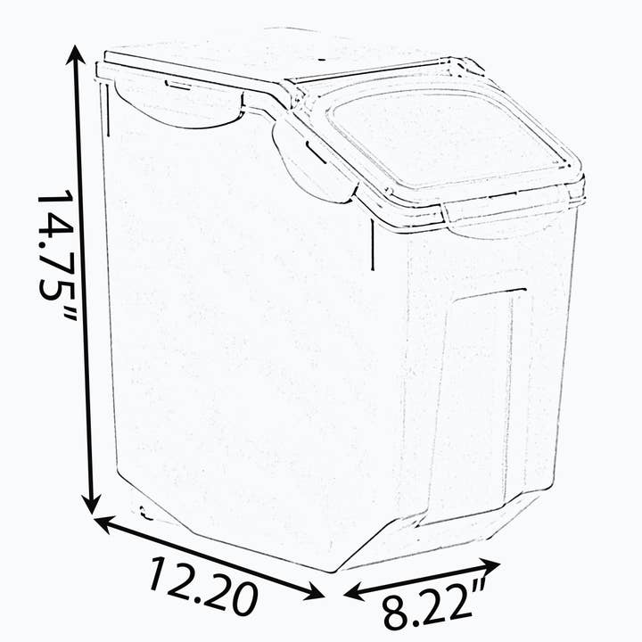 Quickway Imports - Wholesale Food Storage Container - Set of 2 White Plastic Storage Food Holder Containers3