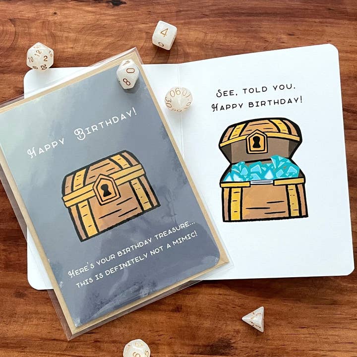 Tarjeta de cumpleaños que no imita para venta al por mayor de Minva Tabletop Design Co